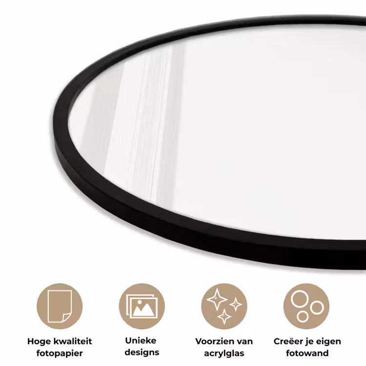 Pure - Alabaster - Wit Fotolijst rond zonder passe partout klein 856 -closeup_NL