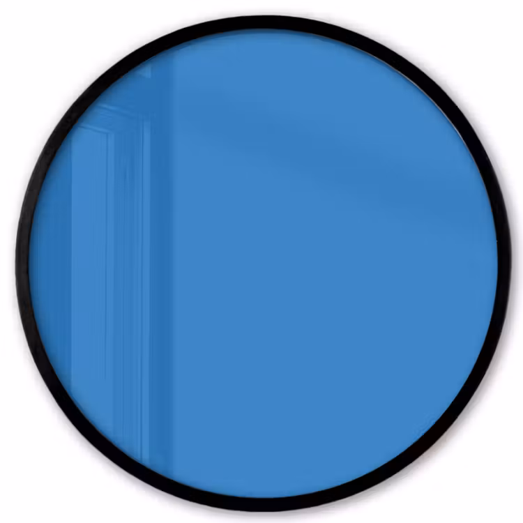 Royal - Blue - Blauw Fotolijst rond zonder passe partout klein 856 -3d
