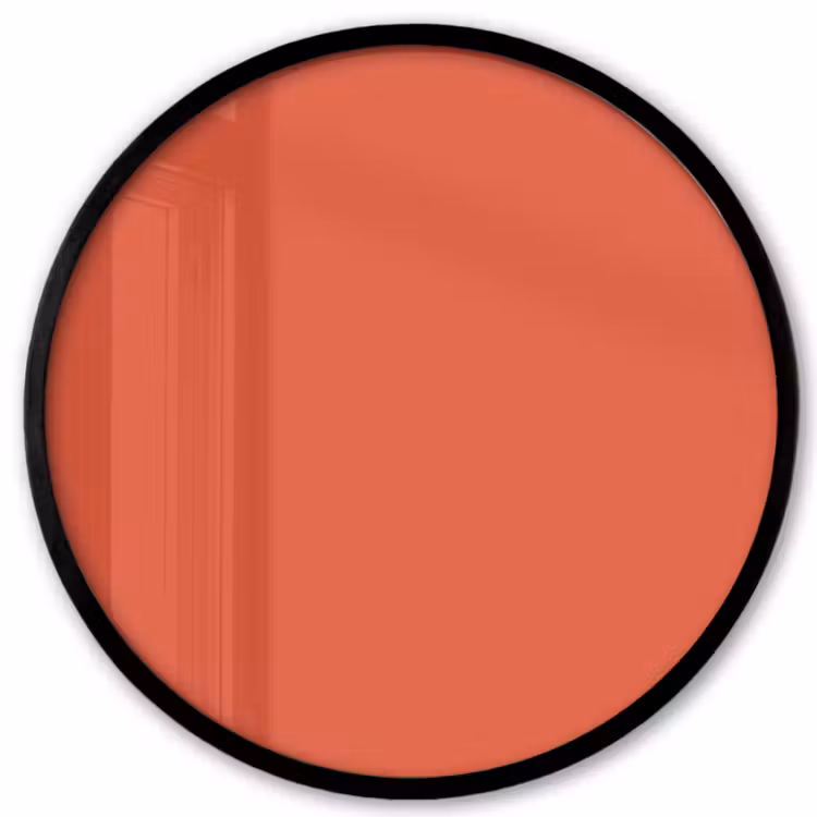 Rustic - Clay - Oranje Fotolijst rond zonder passe partout klein 856 -3d
