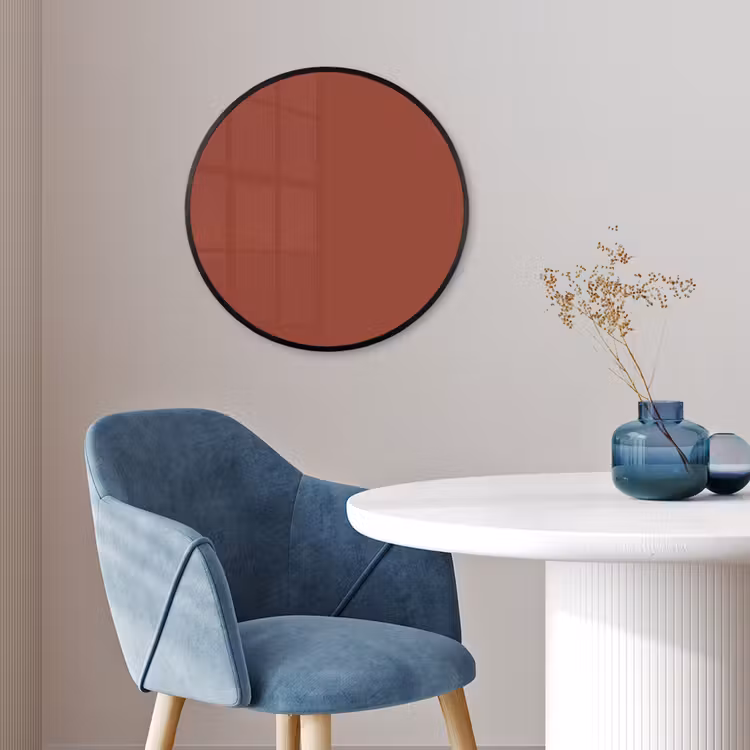 Rustic - Terracotta - Oranje Fotolijst rond zonder passe partout klein 856 -sfeer2