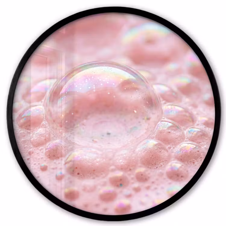 Schuim - Structuur - Roze Fotolijst rond zonder passe partout klein -3d