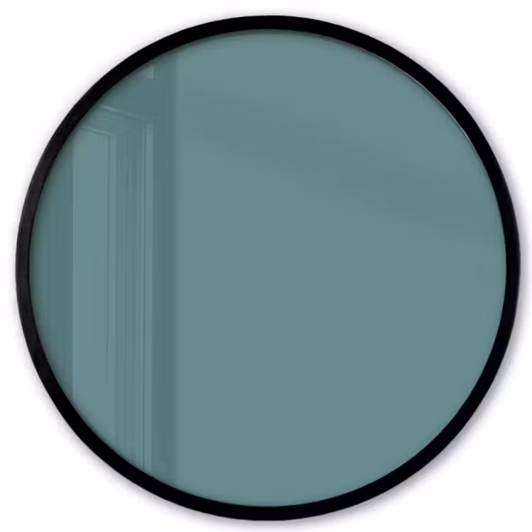 Serene - Teal - Blauw Fotolijst rond zonder passe partout klein 856 -3d