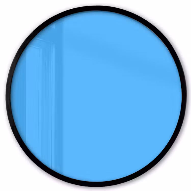Sky - Blue - Blauw Fotolijst rond zonder passe partout klein 856 -3d