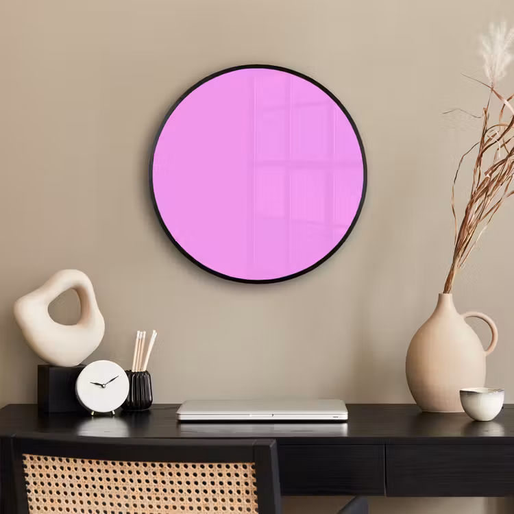 Soft - Lavender - Roze Fotolijst rond zonder passe partout klein 856 -sfeer1