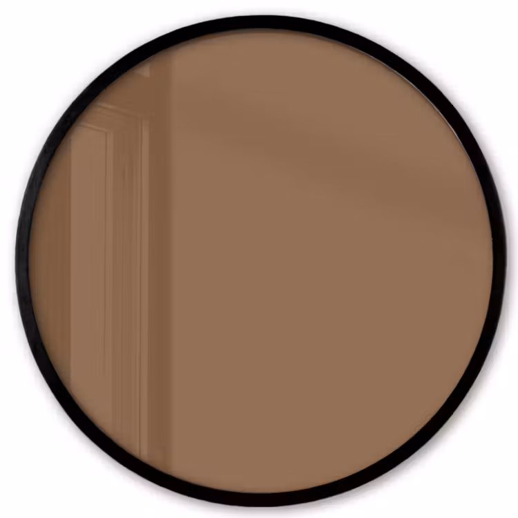 Soft - Walnut - Bruin Fotolijst rond zonder passe partout klein 856 -3d