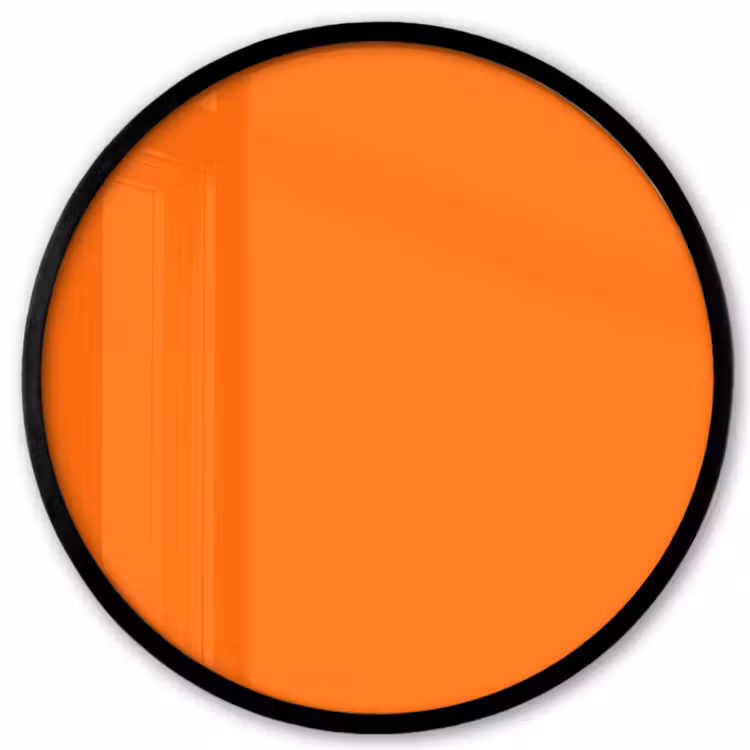 Spiced - Pumpkin - Oranje Fotolijst rond zonder passe partout klein 856 -3d