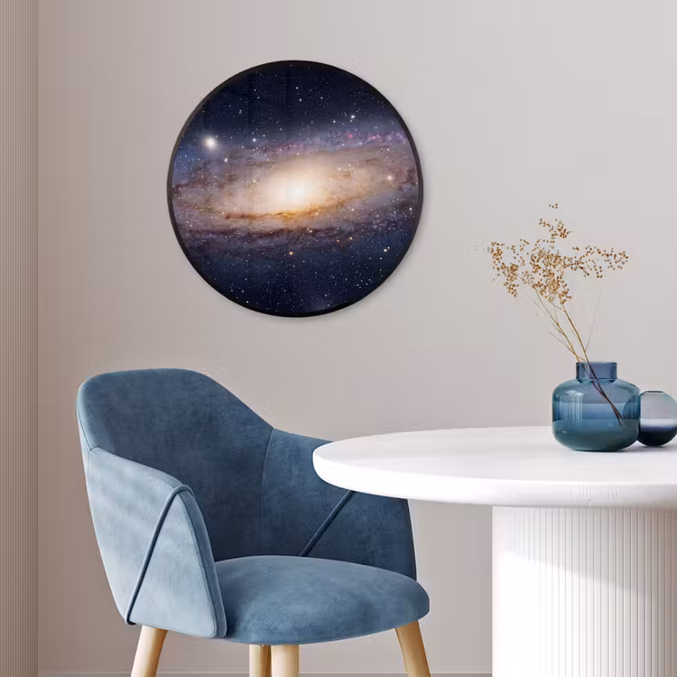 Ronde fotolijst - Sterrenstelsel - Ruimte - Kosmos - Sterrenstelsel - Ruimte - Kosmos Fotolijst rond zonder passe partout klein