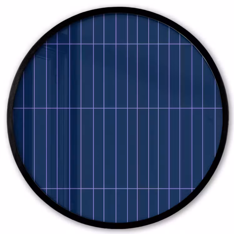 Tegels - Langwerpig - Blauw Fotolijst rond zonder passe partout klein 856 -3d
