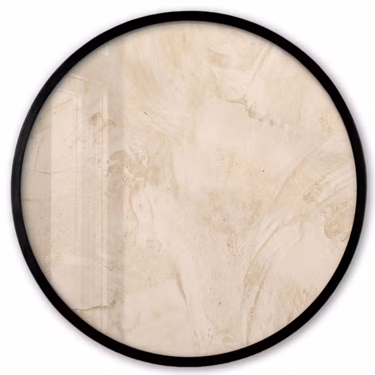 Textuur - Patroon - Abstract - Modern - Beige Fotolijst rond zonder passe partout klein -3d