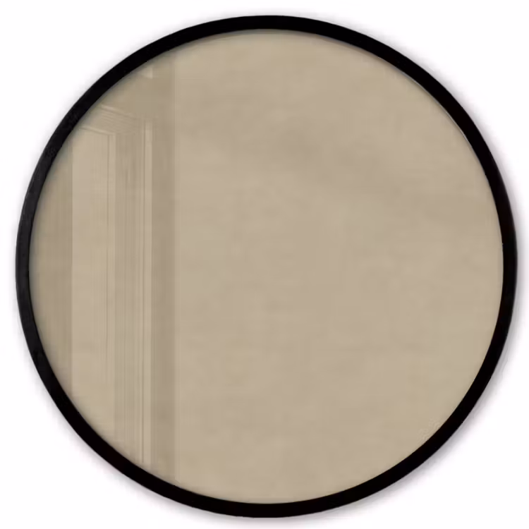 Zandkleur - Korrelige structuur - Beton Fotolijst rond zonder passe partout klein 856 -3d