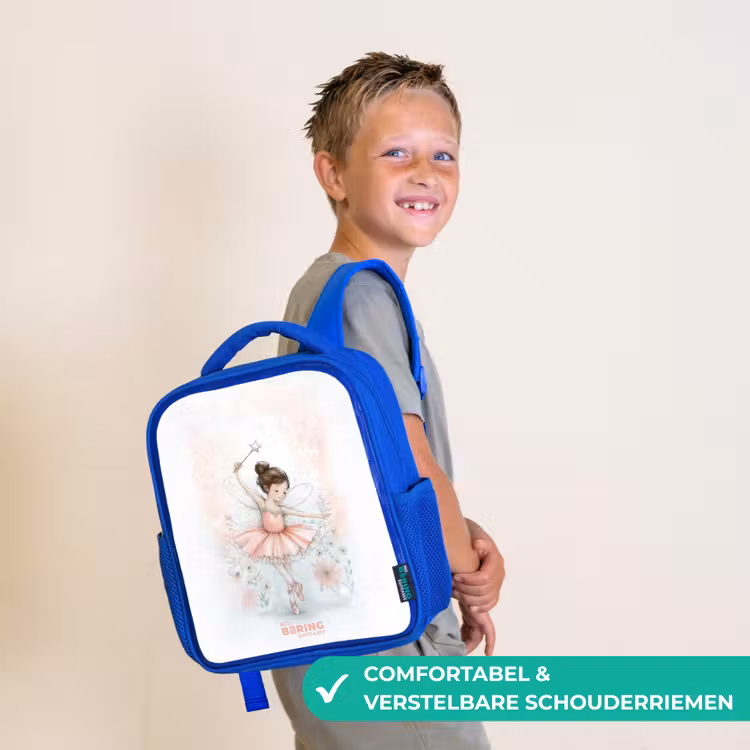 Ballerina - Elf - Fee Kinderrugzak - Blauw middel -sfeer3_NL