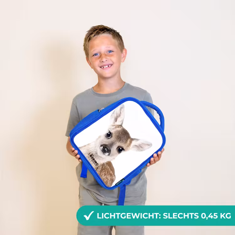 Bambino Kinderrugzak - Blauw middel -sfeer1_NL