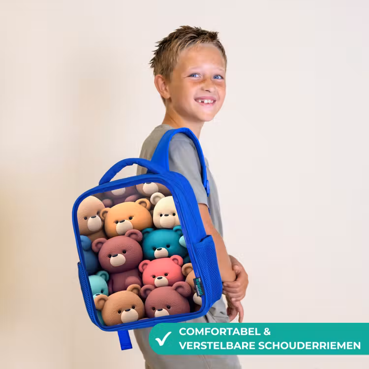 Beren Bonanza Kinderrugzak - Blauw middel -sfeer3_NL
