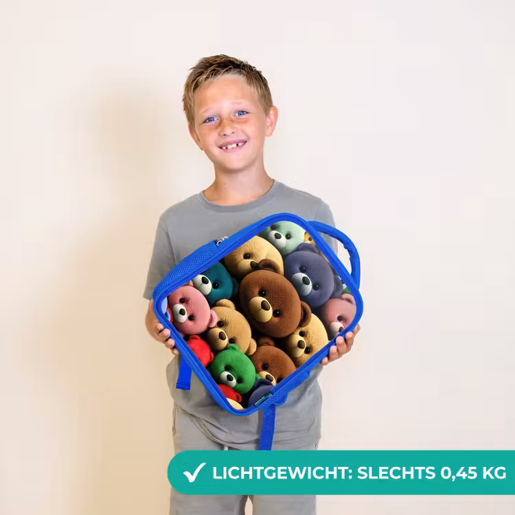 Bonte Berenbende Kinderrugzak - Blauw middel -sfeer1_NL