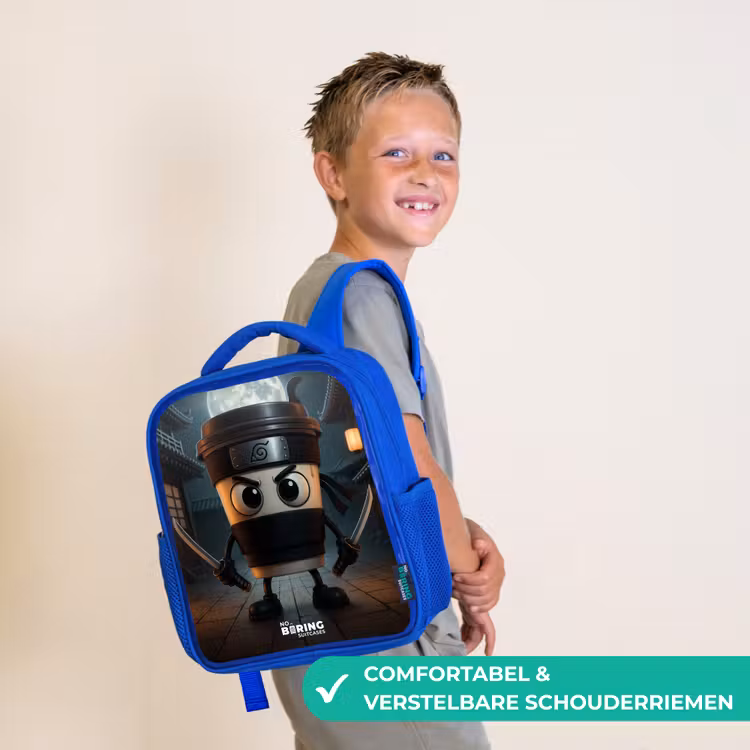 Capuchino Assassino Kinderrugzak - Blauw middel -sfeer3_NL