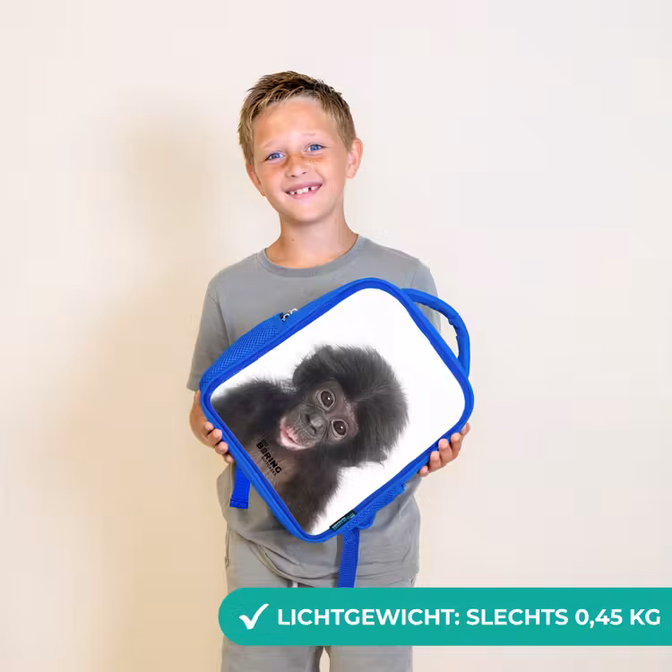 Charlie Chimp Kinderrugzak - Blauw middel -sfeer1_NL