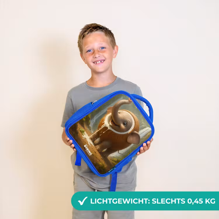 Coconote Elephante Kinderrugzak - Blauw middel -sfeer1_NL