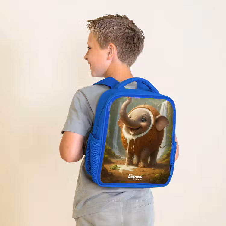 Coconote Elephante Kinderrugzak - Blauw middel -sfeer2