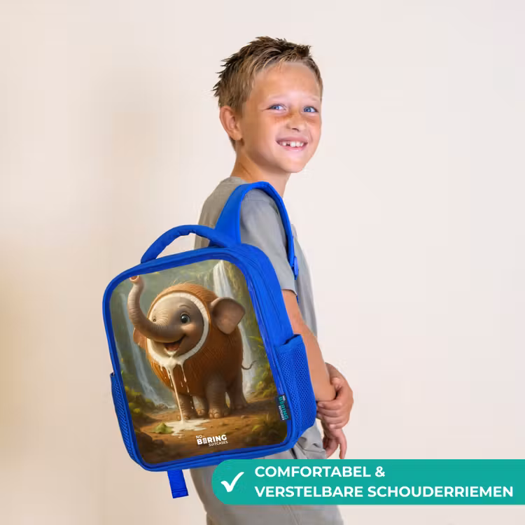 Coconote Elephante Kinderrugzak - Blauw middel -sfeer3_NL