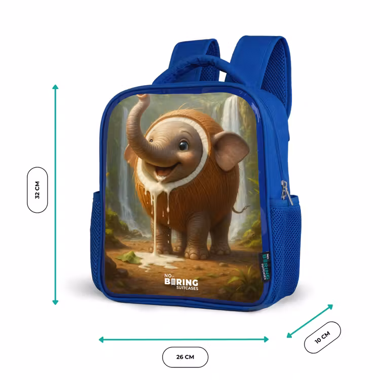 Coconote Elephante Kinderrugzak - Blauw middel -productfoto_formaten