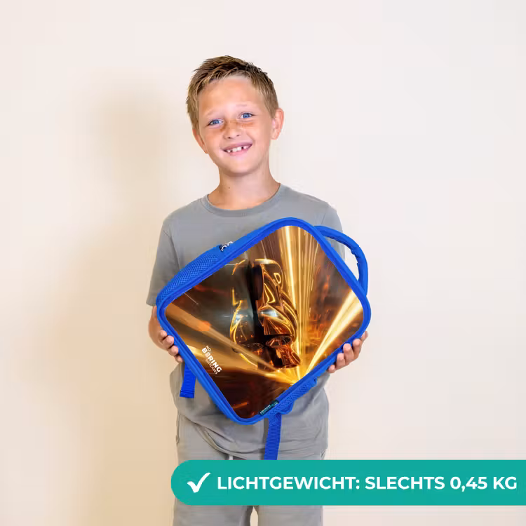 Goldrush Kinderrugzak - Blauw middel -sfeer1_NL