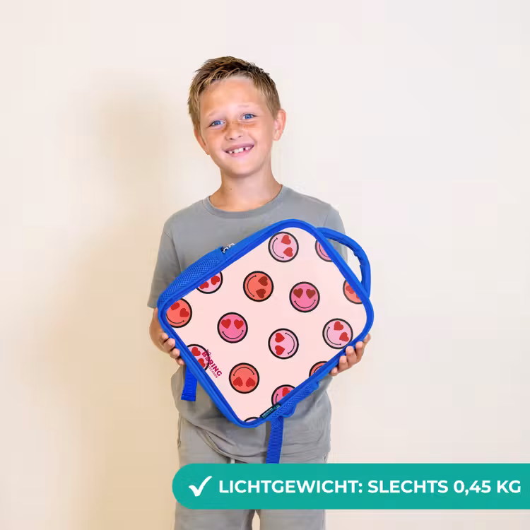 Hartje - Smiley - Patroon Kinderrugzak - Blauw middel -sfeer1_NL
