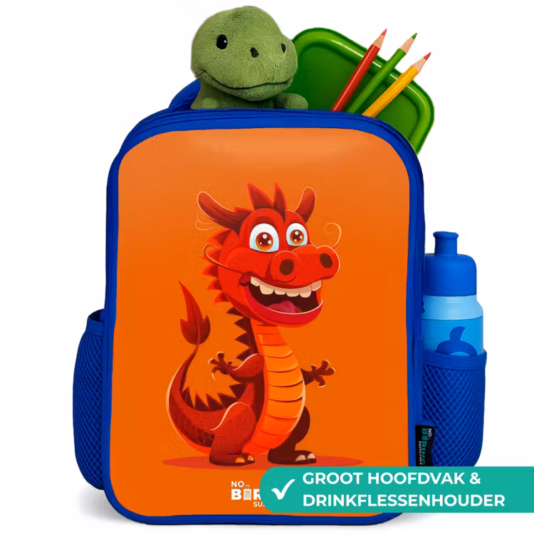 Horacio hotshot Kinderrugzak - Blauw middel -inhoud_NL