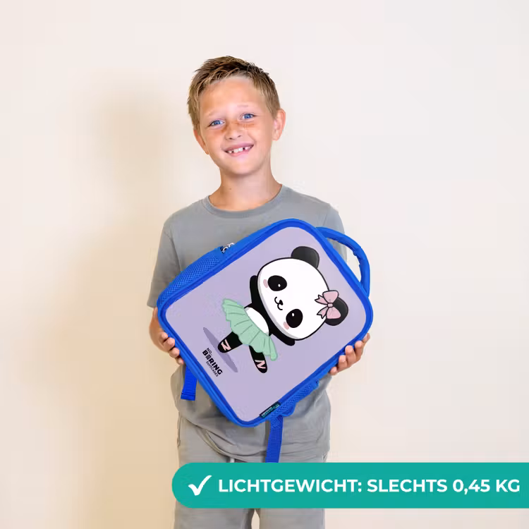 Kawai - Ballet - Panda Kinderrugzak - Blauw middel -sfeer1_NL