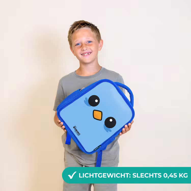 Kawai - Vogel - Blauw Kinderrugzak - Blauw middel -sfeer1_NL