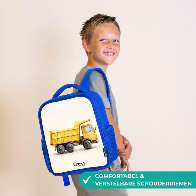 Kiepwagen - Getekend - Geel Kinderrugzak - Blauw middel -sfeer3_NL