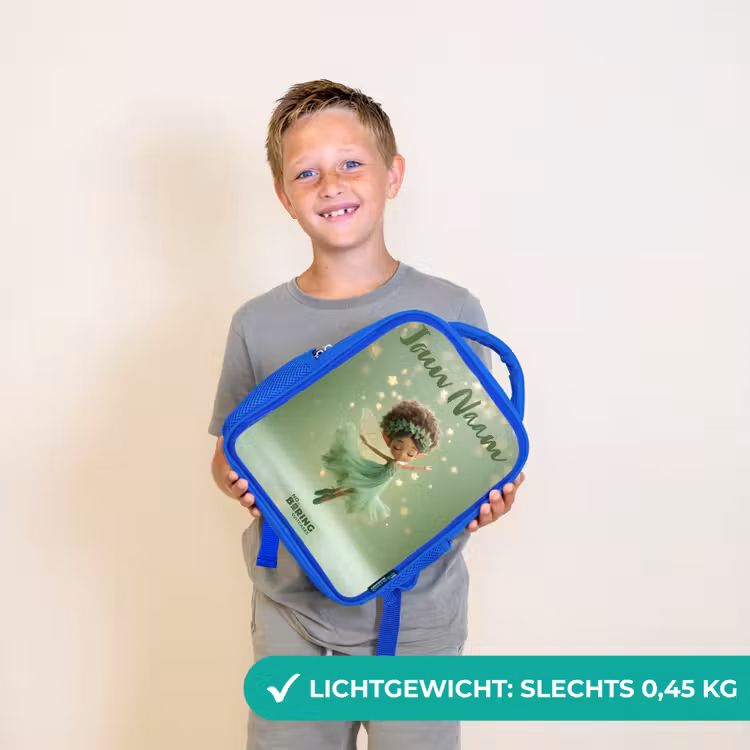 Dansende fee in groen licht Kinderrugzak - Blauw middel -sfeer1_NL