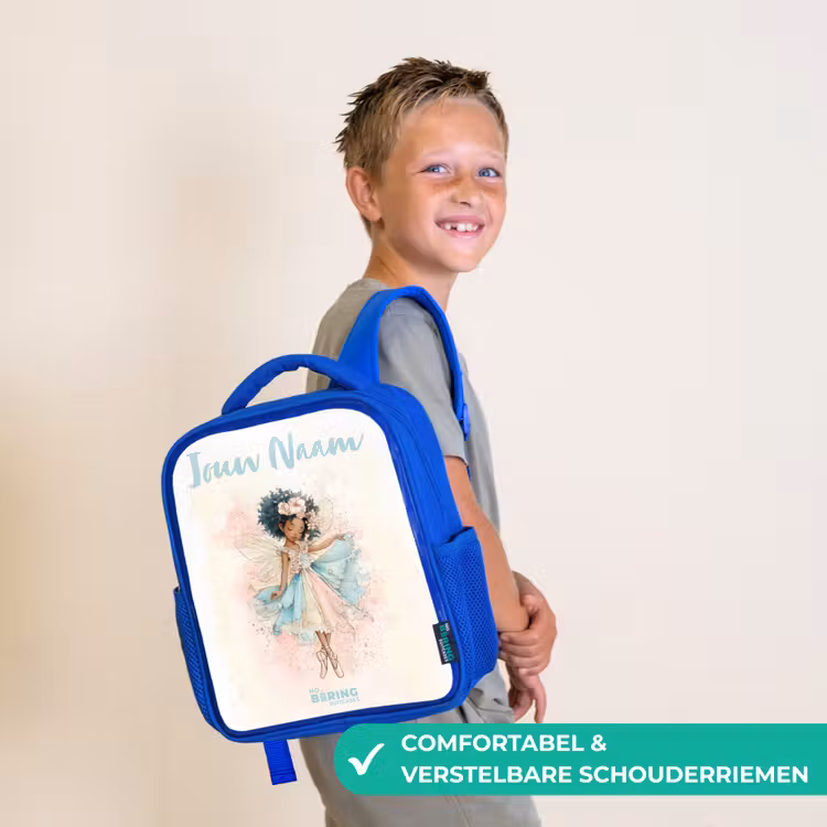 Elf - Ballet - Kleurrijk Kinderrugzak - Blauw middel -sfeer3_NL