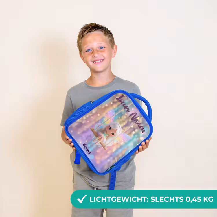 Fee - Elf - Regenboog Kinderrugzak - Blauw middel -sfeer1_NL