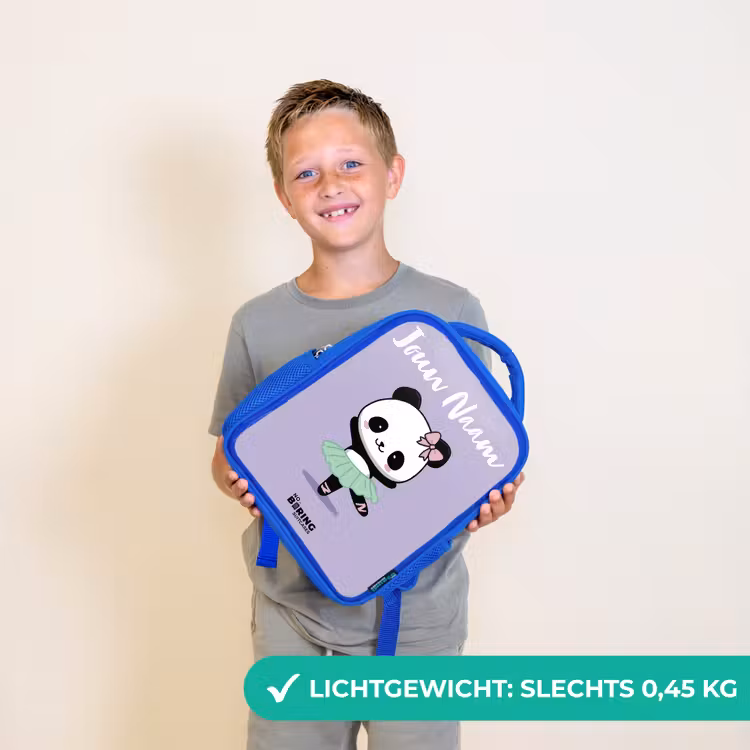 Kawai - Ballet - Panda Kinderrugzak - Blauw middel -sfeer1_NL