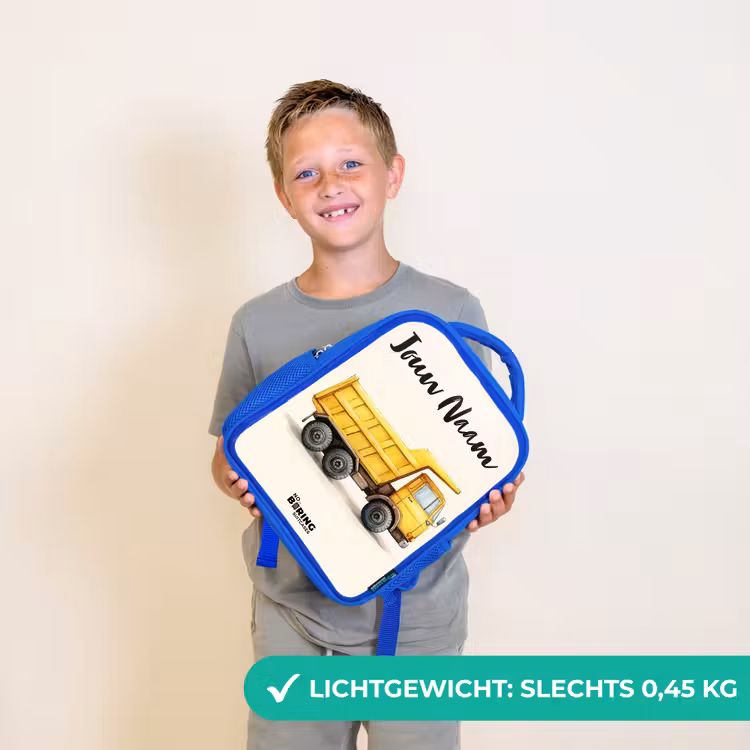 Kiepwagen - Getekend - Geel Kinderrugzak - Blauw middel -sfeer1_NL