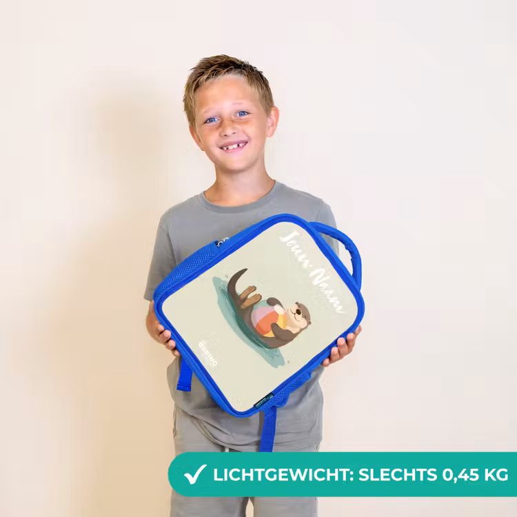 Otter - Strandbal - Water Kinderrugzak - Blauw middel -sfeer1_NL