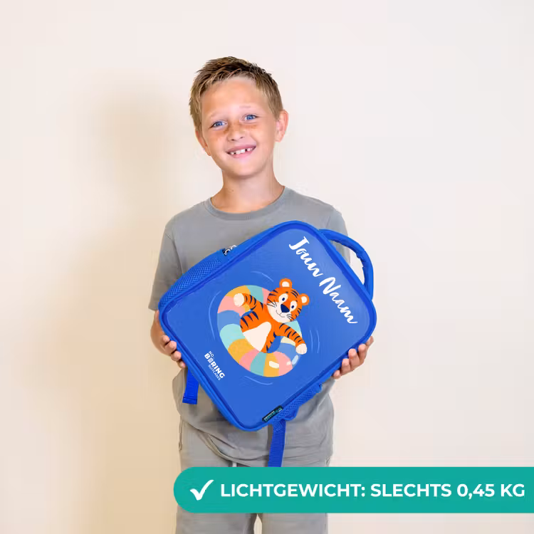 Tijger - Zwemband - Water Kinderrugzak - Blauw middel -sfeer1_NL