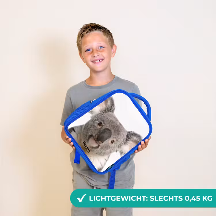 Schattige Koala Beer Kinderrugzak - Blauw middel -sfeer1_NL