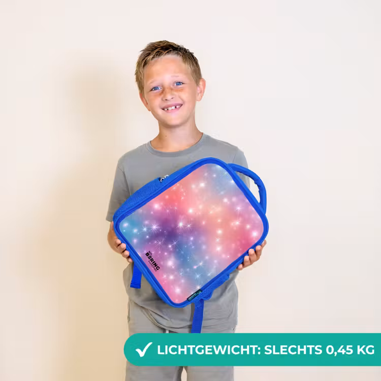 Sterren - Abstract - Kleuren Kinderrugzak - Blauw middel -sfeer1_NL