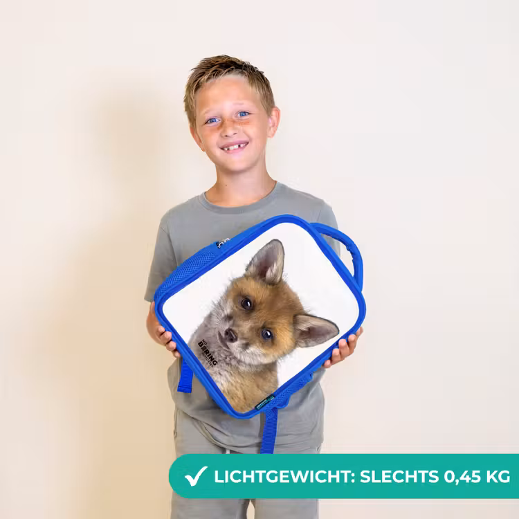 Victor Vos Kinderrugzak - Blauw middel -sfeer1_NL