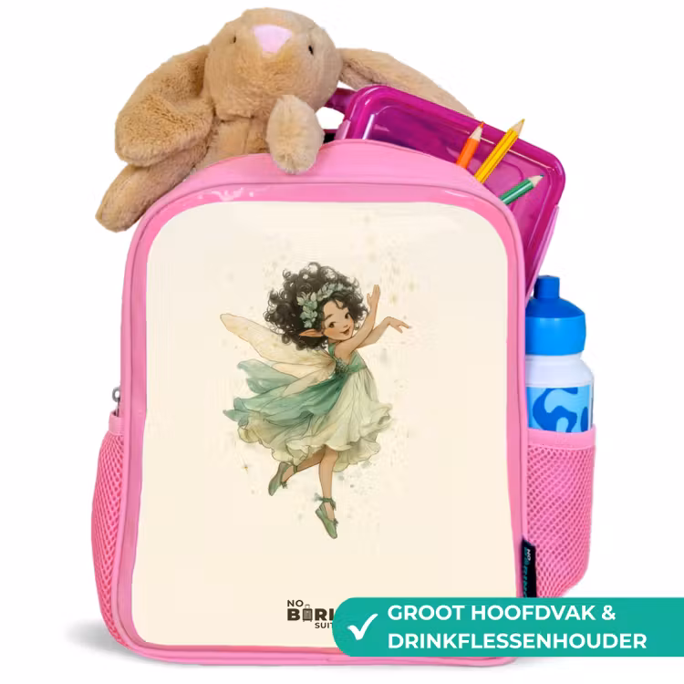Dansende bosfee Kinderrugzak - Roze middel -inhoud_NL