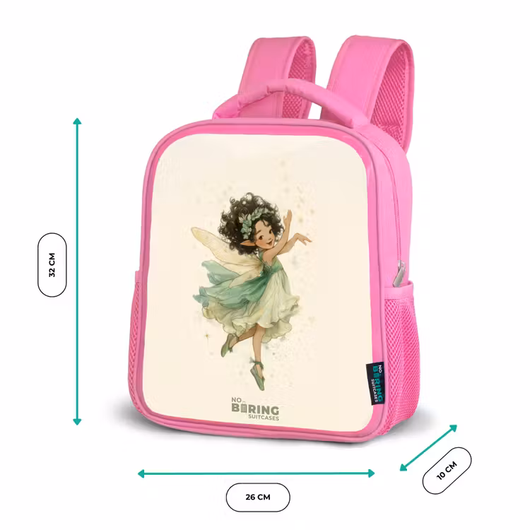 Dansende bosfee Kinderrugzak - Roze middel -productfoto_formaten
