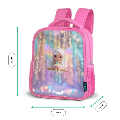 Fee - Elf - Regenboog Kinderrugzak - Roze middel -productfoto_formaten