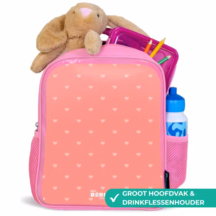 Hartendief Kinderrugzak - Roze middel -inhoud_NL