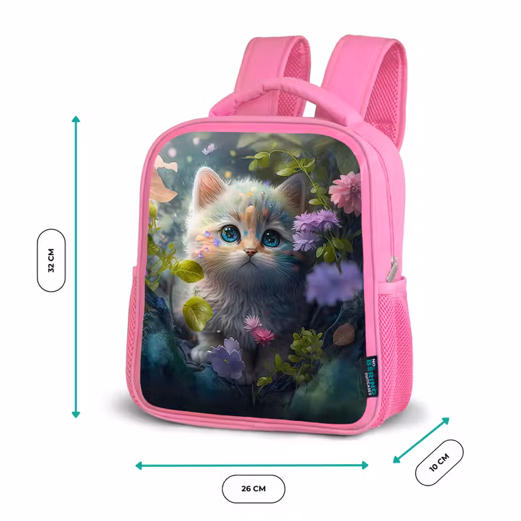 Pippa Poes Kinderrugzak - Roze middel -productfoto_formaten