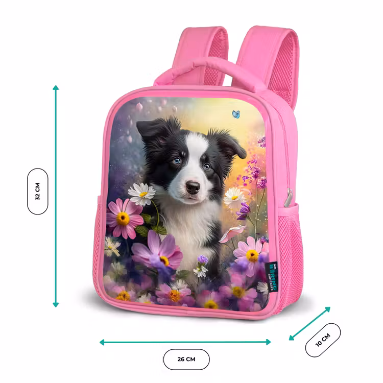 Wessel Woef Kinderrugzak - Roze middel -productfoto_formaten