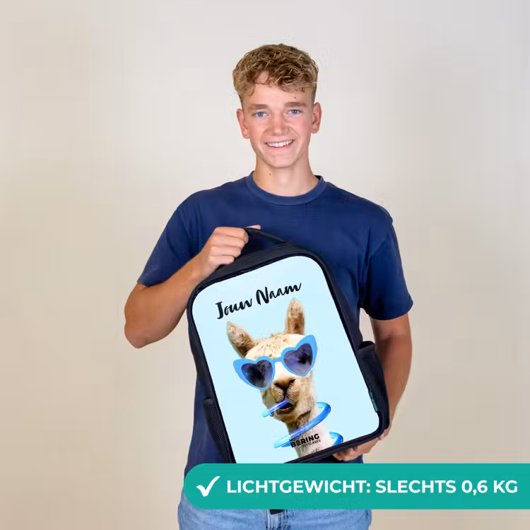 Allard Alpaca Rugzak - Zwart middel -sfeer7_NL