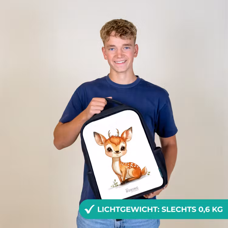 Baby hert Rugzak - Zwart middel -sfeer7_NL