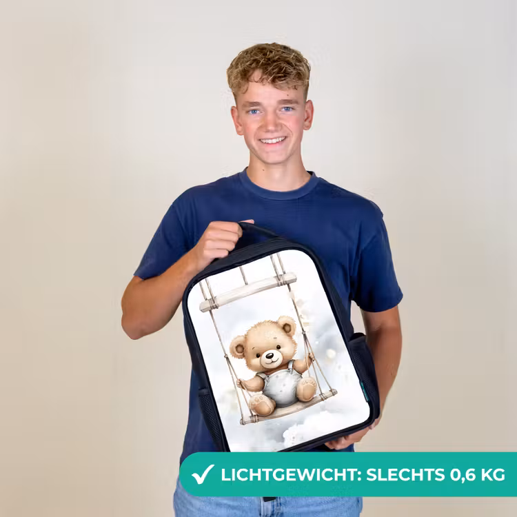 Beer - Baby - Dier - Kinderen Rugzak - Zwart middel -sfeer7_NL