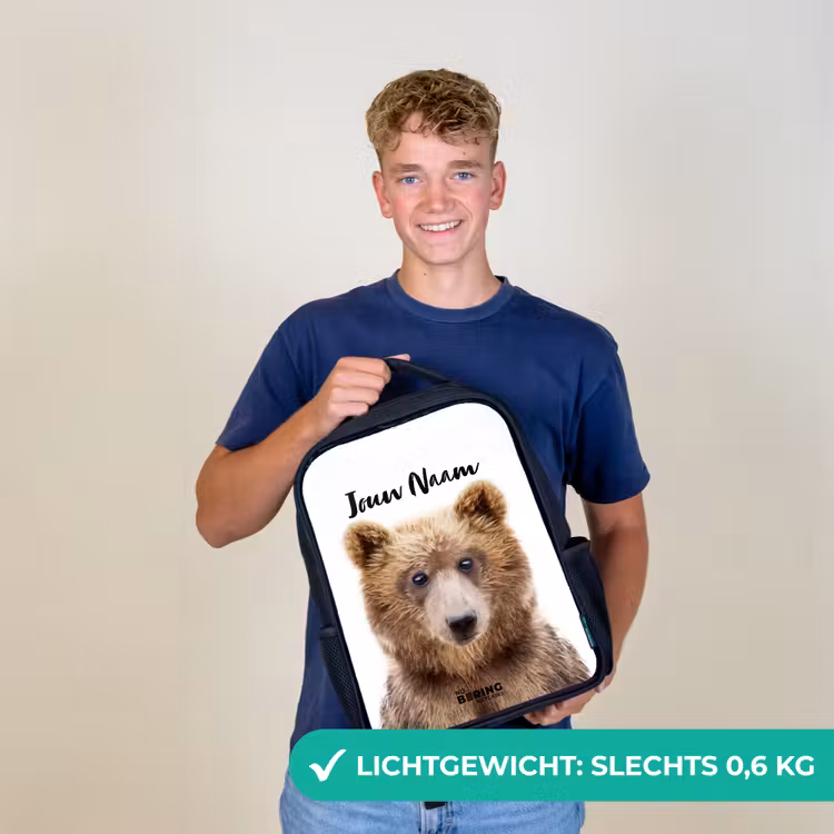 Bennie Beer Rugzak - Zwart middel -sfeer7_NL